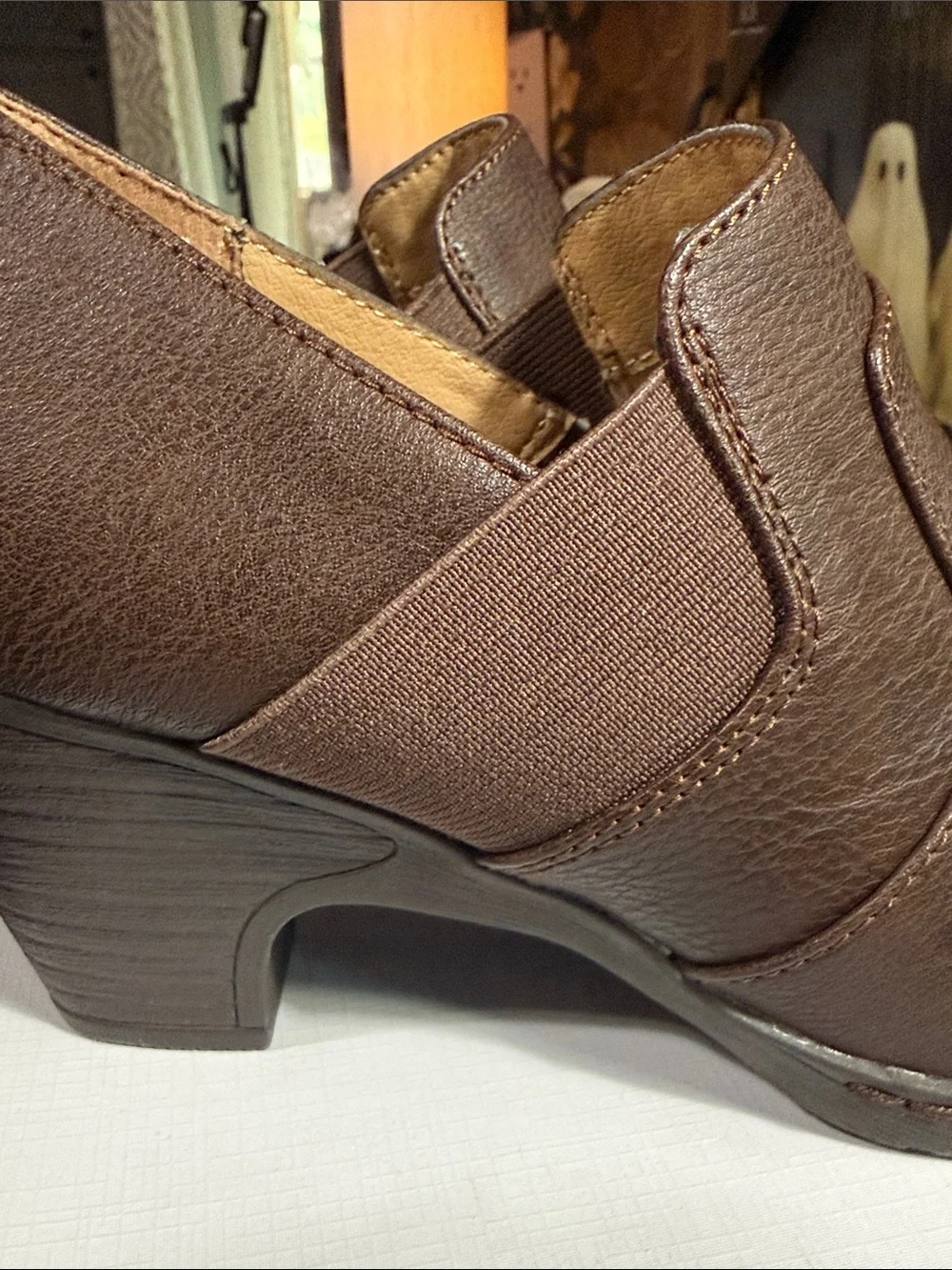 croft & barrow Maid women’s Brown Leather ankle boots